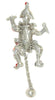 HOB Jester Punchinello Mechanical Dangle Vintage Figural Pin Brooch