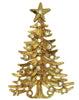 Tancer Christmas Tree Aurora Pearls Holidays Brooch