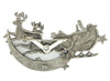 JJ Santa Sleigh & Reindeer Christmas Holiday Vintage Figural Costume Brooch