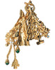 Kirks Folly Christmas Wizard Tree Dangling Ornaments Vintage Figural Brooch Pin