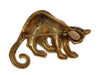 KJL Crouching Green-Eyed Leopard Vintage Costume Brooch