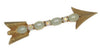 Coro Brushed Gold Pearls & AB Rhinestones Arrow Vintage Figural Brooch