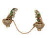 Coro Small Series Pearl Urn Chatelaine Vintage Figural Brooch Set