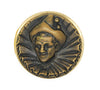 Depose Paris Pierrot Pedrolino Dimensional Figural Vintage Pin Brooch