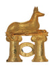 JJ Jonette Anubis Egyptian Temple Dog Vintage Figural Pin Brooch