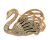 Reinad Chanel Novelty Company Gold & Silver Swan Vintage Figural Brooch