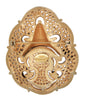Carnegie Empress Princess Vintage Figural Costume Pin Brooch