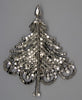 Carnegie Rhinestone Garland Holiday Christmas Tree Figural Pin Brooch