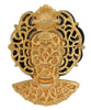 Carnegie Asian Queen Empress Lucite Vintage Figural Pin Brooch