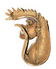 Attwood & Sawyer A&S Mystical Beast Dragon Griffin Tiger Vintage Figural Pin Brooch