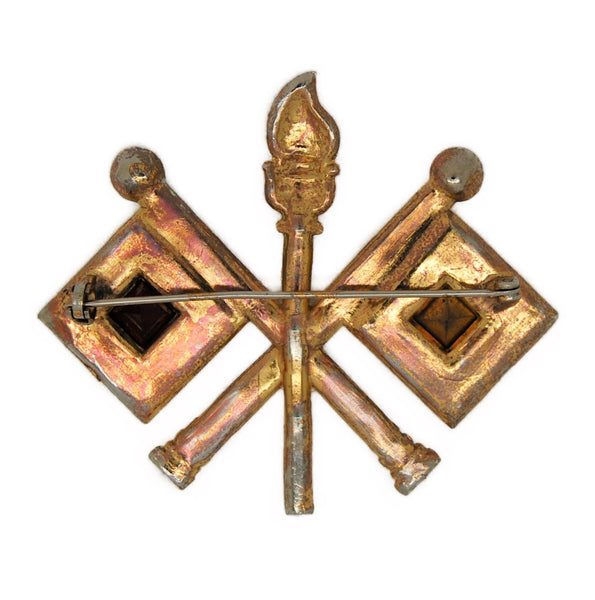 ピンバッジ Vintage U.S. Army Pin Lot of 5 Pins Eagle Crest. Military Hat and Lap