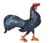 Blue Chicken Enameled Blues Rooster Vintage Figural Brooch