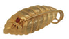 Carnegie Spring Time Carnelian Insect Leaf Vintage Figural Brooch