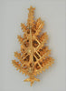 ART Upright Branchy Gold Tone Rhinestones Tree Vintage Figural Brooch