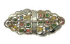 Art Deco Multi-Color Moonstone Faux Duette Vintage Figural Pin Brooch Pre 1920s