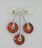 Cherry Cherry Mid-50s Vintage Costume Figural Pin Brooch