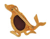 Marvella Red Belly Seal Vintage Figural Pin Brooch
