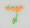 JJ Snarky Little Branch Hanging Snake Vintage Costume Figural Pin Brooch