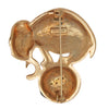 Carolee Circus Elephant Pave Rhinestone Vintage Figural Brooch