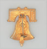 Cinerama RI Patriotic USA America Pave Liberty Bell Vintage Pin Brooch