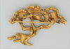 Tortolani Cypress Bonsai Vintage Costume Figural Pin Brooch