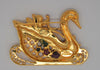 Kirks Folly Swan Princess Cherub Angel Figural Pin Brooch