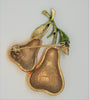 JJ Fruit Pears Mid-Century Vintage Costume Figural Pin Brooch