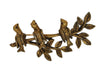 Jeanne Bird Trio on a Branch Vintage Figural Pin Brooch