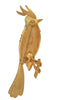Boucher Blue & Green Enameled Cockatoo Bird Vintage Figural Pin Brooch