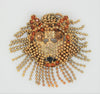 Dominique Chain High-End Shaggy Dog Vintage Figural Pin Brooch
