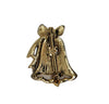 Beatrix BJ Christmas Holiday Bell Vintage Costume Figural Brooch