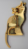 LATR Lunch at the Ritz Glamour Cat Vintage Figural Pin Brooch
