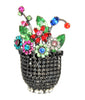 Bauer Floral Bouquet Basket Urn Vintage Figural Pin Brooch - NIB