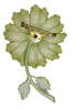 Big Green Flower Power 1950s Vintage Figural Brooch