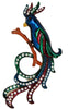 Bauman Massa Parrot Enameled Pot Metal Figural Brooch 1940s