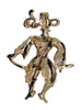 Reja Buccaneer Pirate Reproduction Vintage Figural Pin Brooch