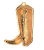 Bob Mackie Cowgirl Boot Hearts & Diamonds Vintage Costume Figural Pin Brooch