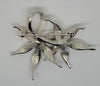 Boucher Ruby Starburst Floral Blossom Vintage Figural Pin Brooch