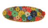 Haskell Wired Floral Pastel Blossoms Vintage Figural Pin Brooch