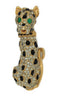 Sphinx Pave Rhinestone Black Enamel Leopard Cat Vintage Figural Brooch