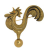 Zentell Crowing Rooster Weathervane Vintage Figural Pin Brooch