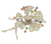 Art Deco Dancing Ballerina Large Vintage Costume Figural Pin Brooch