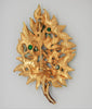 Benedikt Christmas Tree Partridge Pear Holiday Figural Brooch