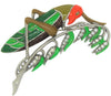 Boucher Locust Grasshopper RESTRIKE 1970s Vintage Figural Pin Brooch