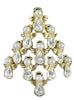 BW Guardian Angel Vintage Figural Christmas Tree Pin Brooch