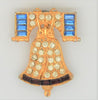 Cinerama RI Patriotic USA America Pave Liberty Bell Vintage Pin Brooch