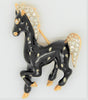 D'Orlan Prancing Pony Horse Vintage Figural Costume Pin Brooch