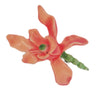 HAR Baby Pink Orchid Floral Flower Vintage Figural Pin Brooch