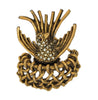 Jeanne Bird Sitting Nest Wire Work Vintage Costume Figural Pin Brooch
