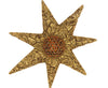 Jeanne Gold Tone Abstract Star Vintage Figural Pin Brooch